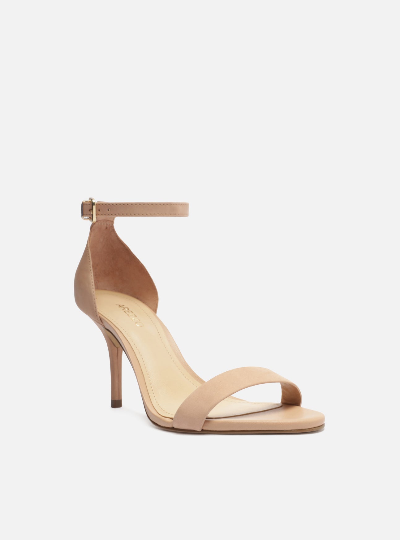 Isabelli Beige High Stiletto Genuine Leather Sandal – Arezzo