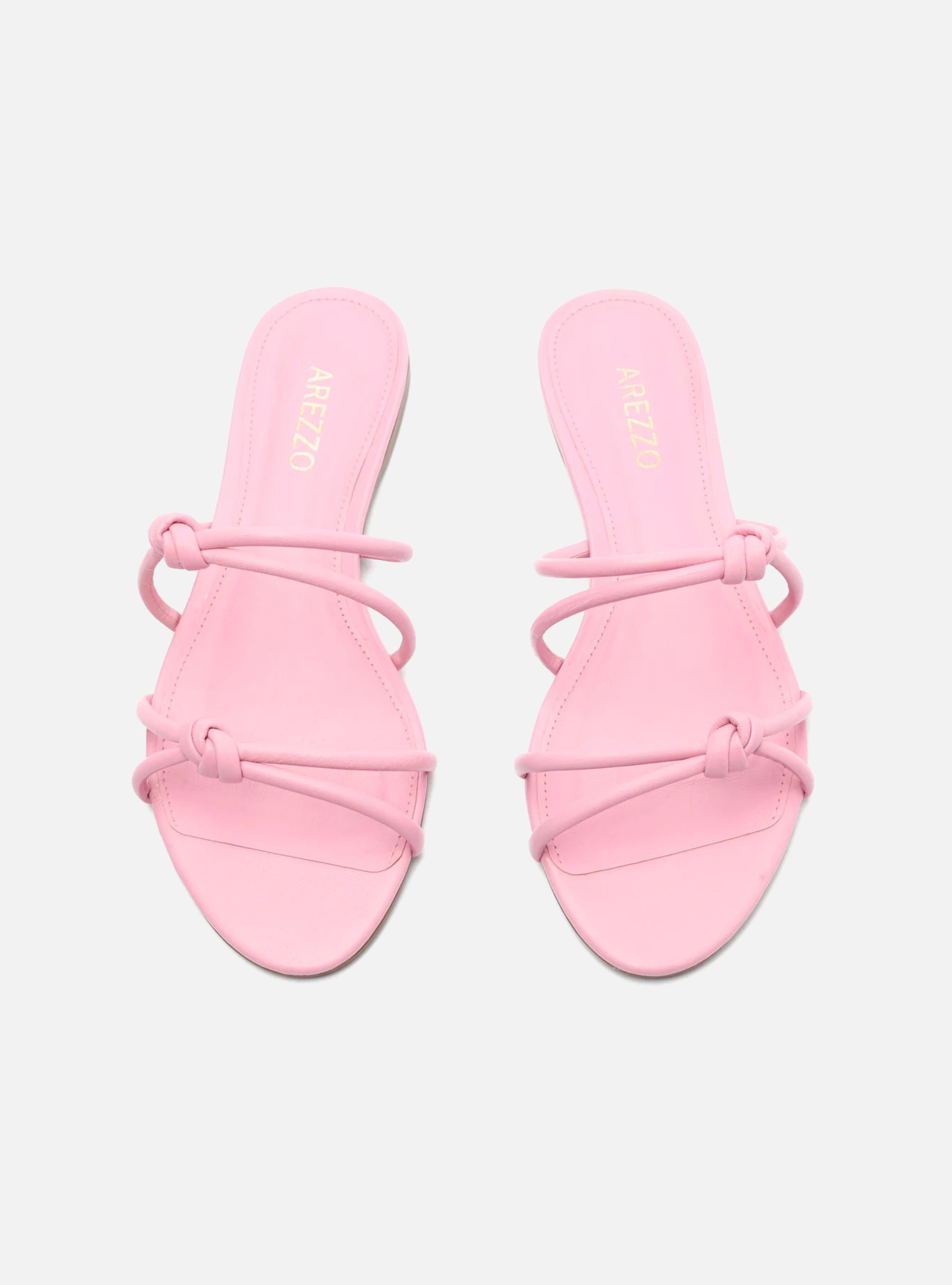 Miu Miu Pink Suede Strappy Flat Sandals Size 39.5 Miu Miu | TLC