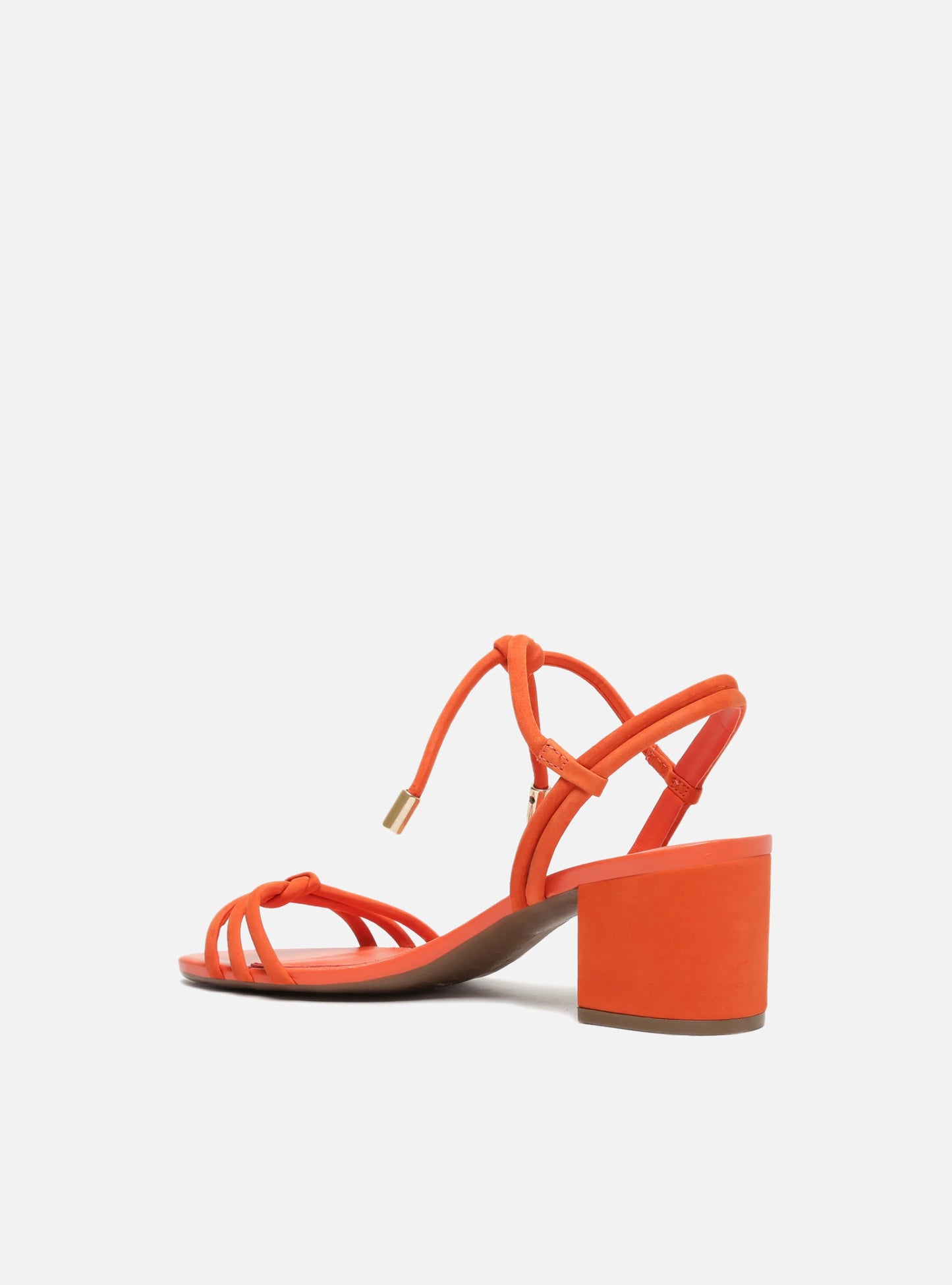 Camila Mid Block Sandal | Orange