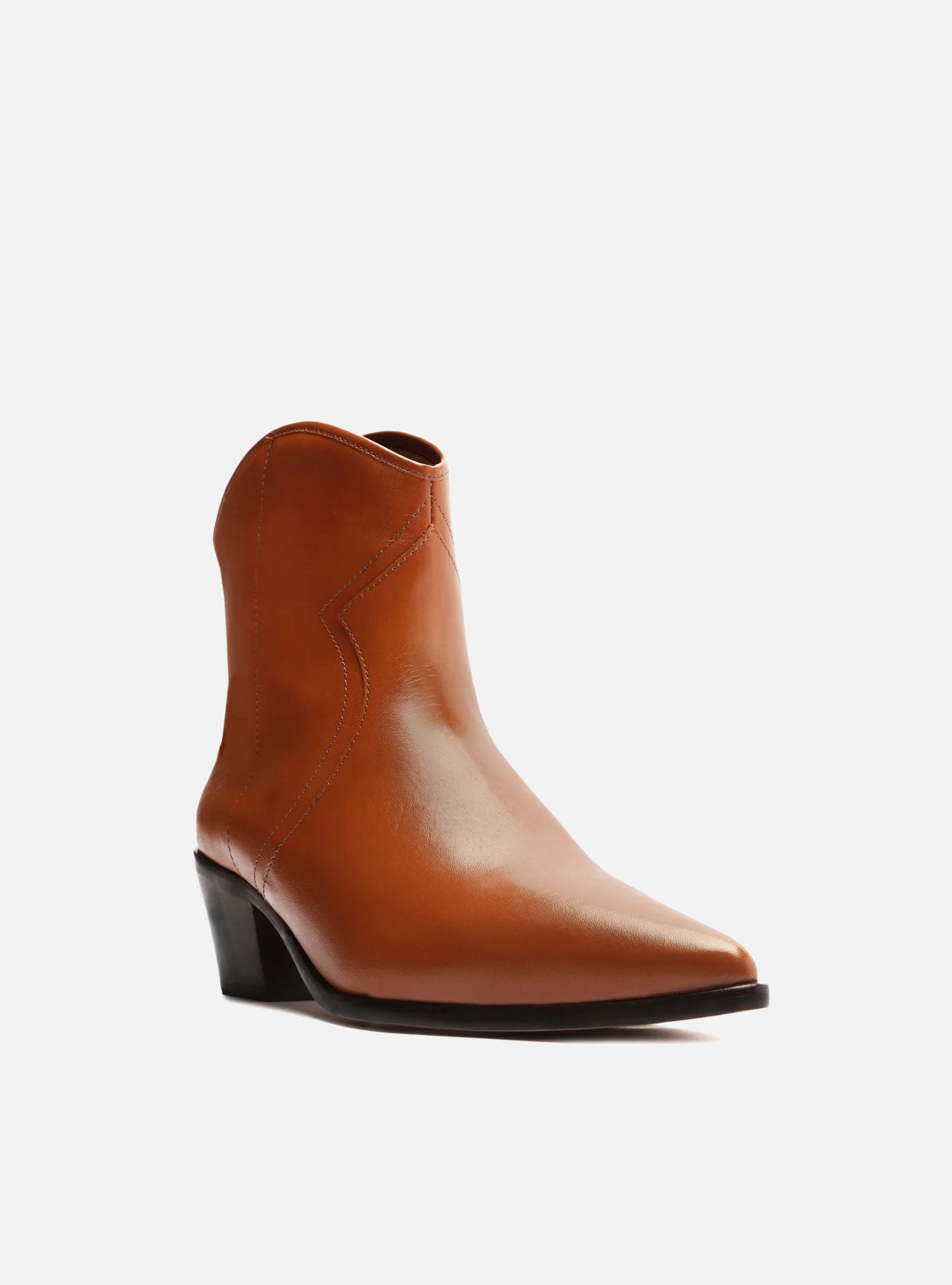 Brown Leather Booties Taylor Bootie Fall Boots Arezzo