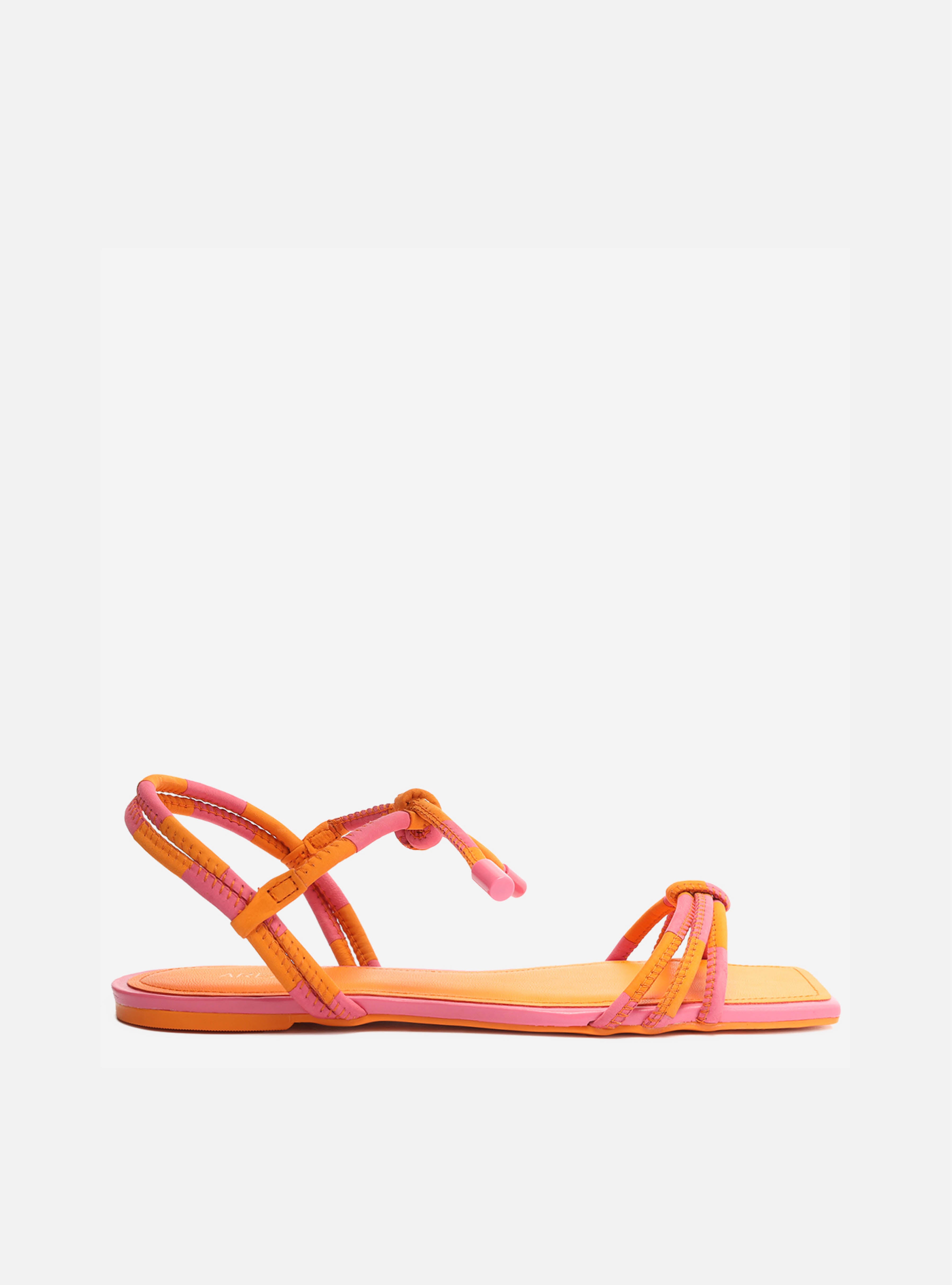 Bright orange online sandals