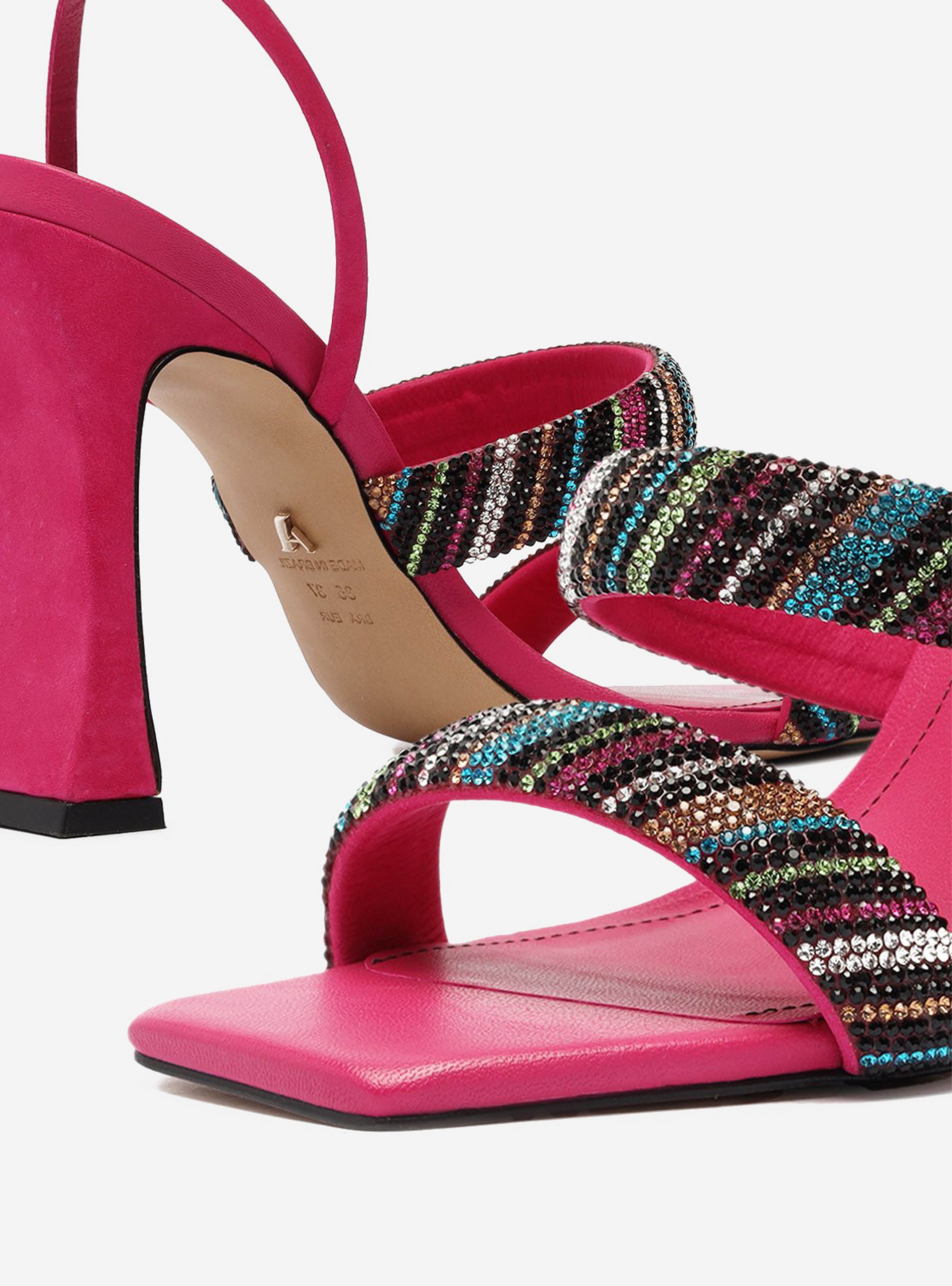 Mia High Geometric Sandal