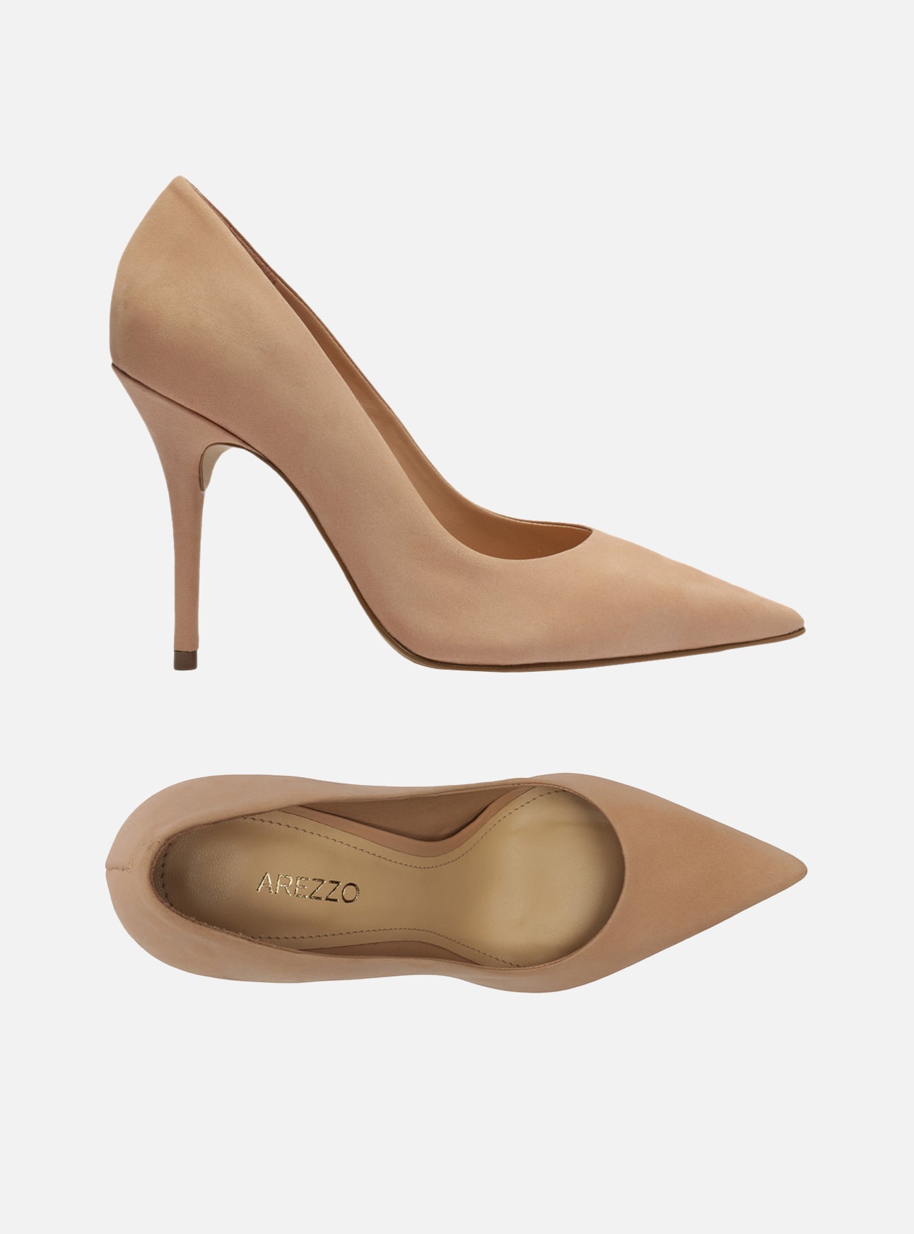 Nude fashion beige pumps