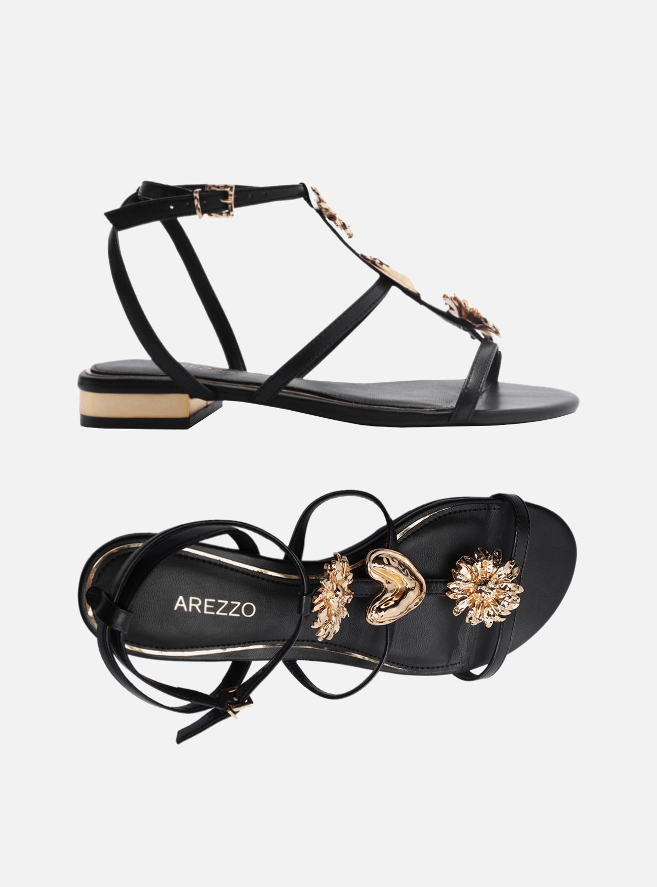 The Campaign Leather Flat Sandal